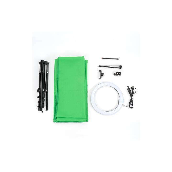 4SMARTS Loomipod XL Set di accessori per l'illuminazione (Verde, Nero, 26 x 173 cm)