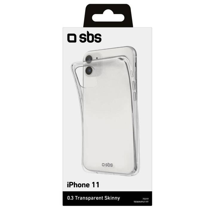 SBS Backcover Skinny (iPhone 11, Transparente)