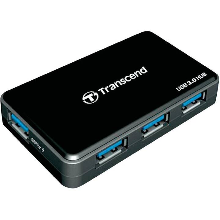 TRANSCEND SuperSpeed Interface Hub, nero, 5000Mbps