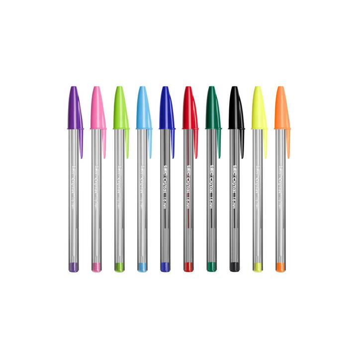 BIC Stylo à bille Cristal  (Multicolore)