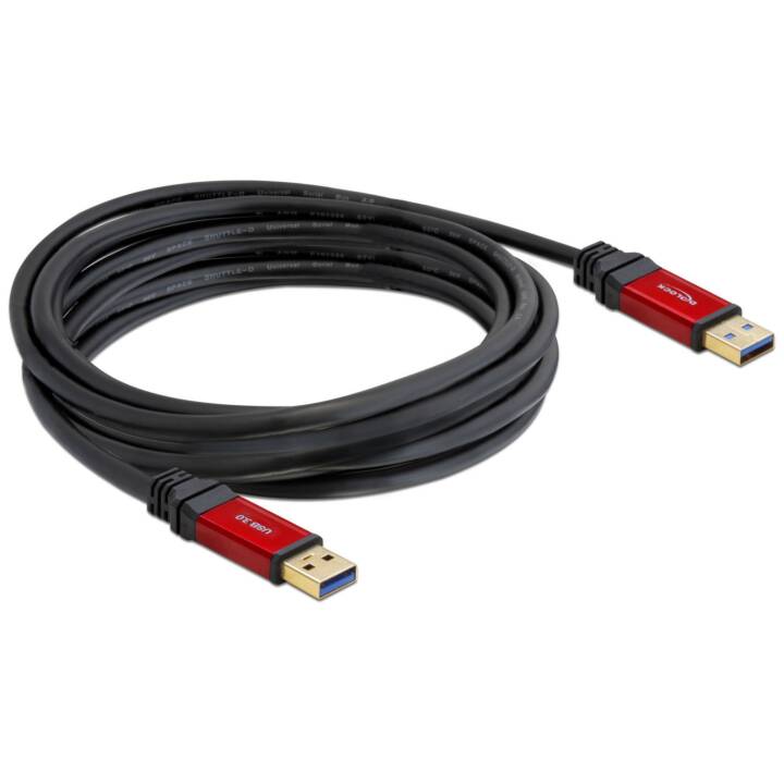 DELOCK USB-Kabel (USB 3.0 Typ-A, USB 3.0 Typ-A, 5 m)
