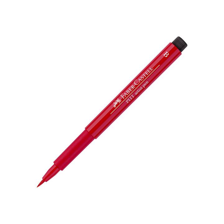 FABER-CASTELL Pitt Artist Pen 167421 Crayon encre (Rouge, 1 pièce)