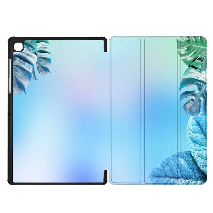 EG cover per Samsung Galaxy Tab A7 Lite 8.7" (2021) - blu - foglie