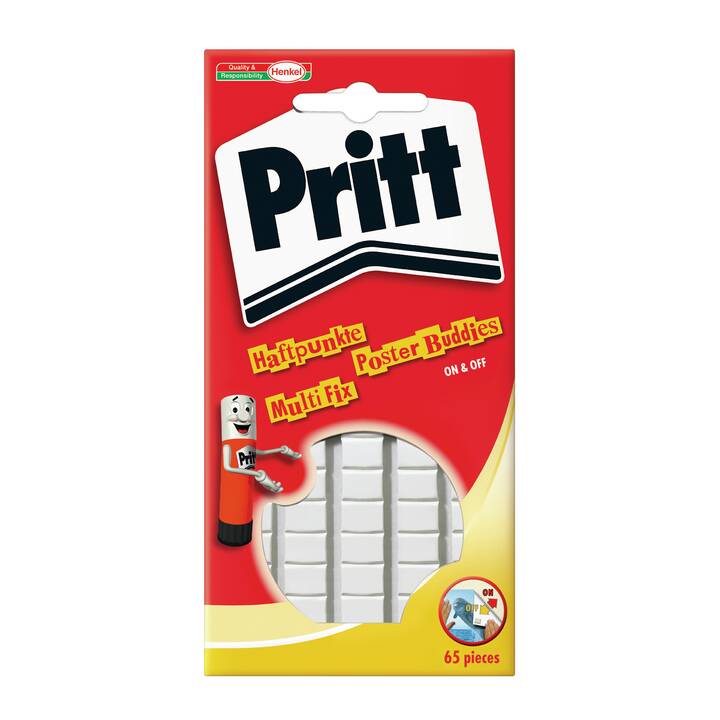 PRITT Tabs adhésifs On & Off Multi-Fix (37 g, 65 pièce)