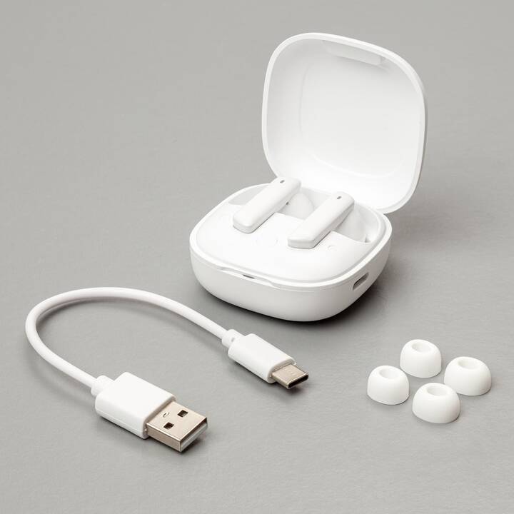 INTERTRONIC Ecouteurs Bluetooth EP-655 ANC TWS (Blanc)