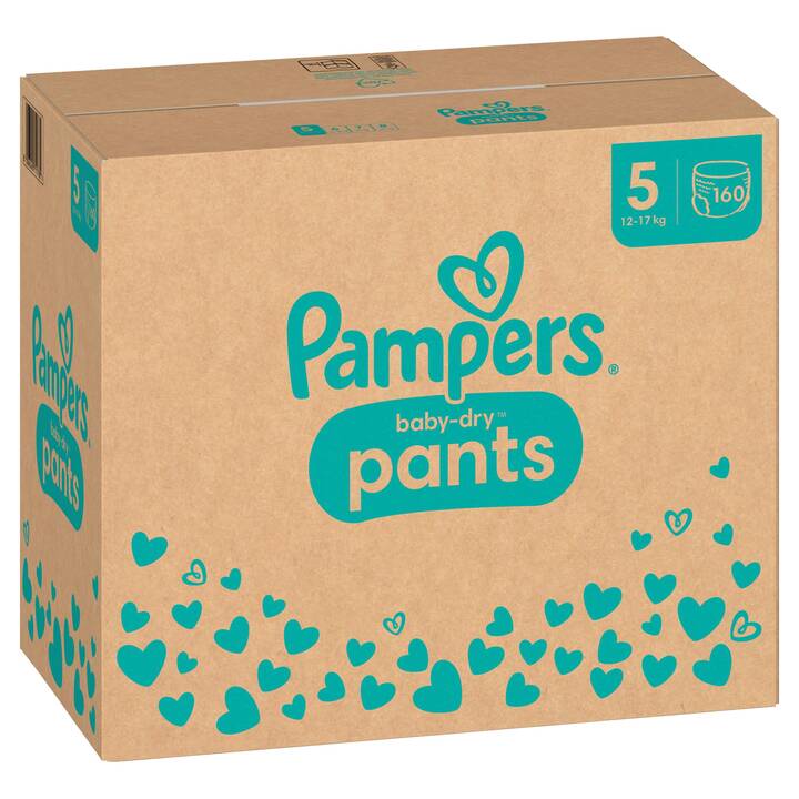 PAMPERS Baby-Dry Pants 5 (Monatsbox, 160 Stück)