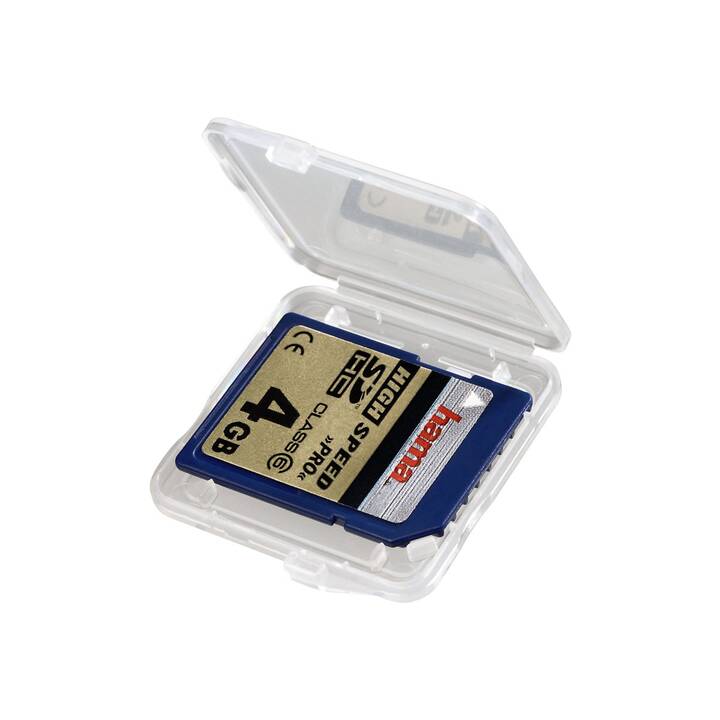 HAMA Slim Box Étui pour carte mémoire (Transparent)
