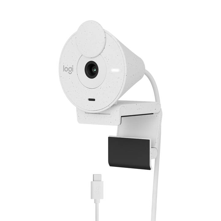 LOGITECH Brio 300 Webcam (2 MP, Blanc)