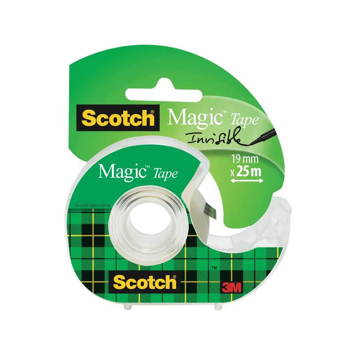 SCOTCH Klebebandabroller Magic Tape 810 (Grün, Transparent)