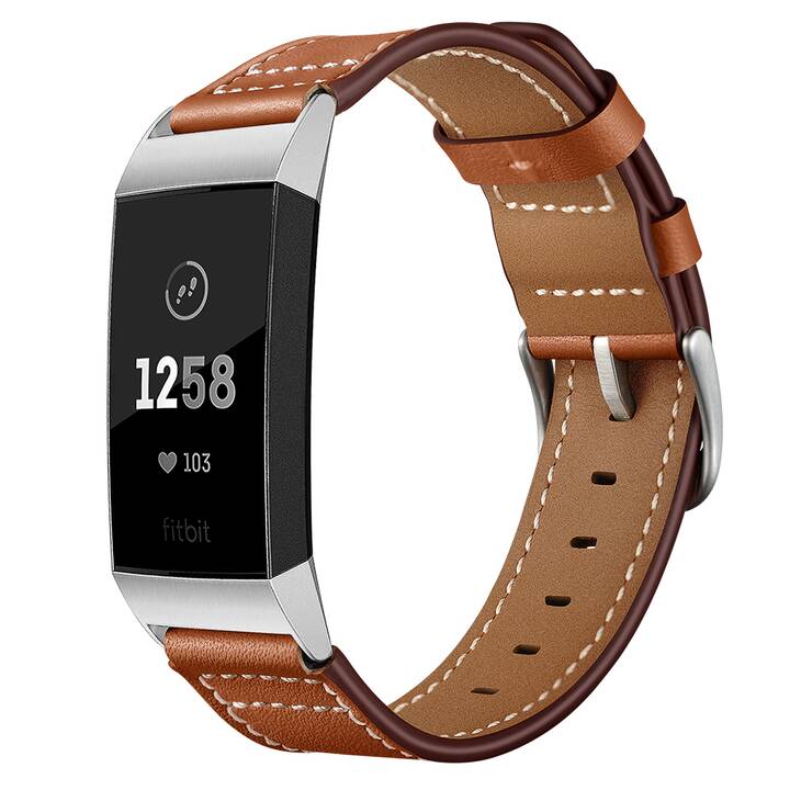 EG Armband für Fitbit Charge 3 (18 mm) - braun