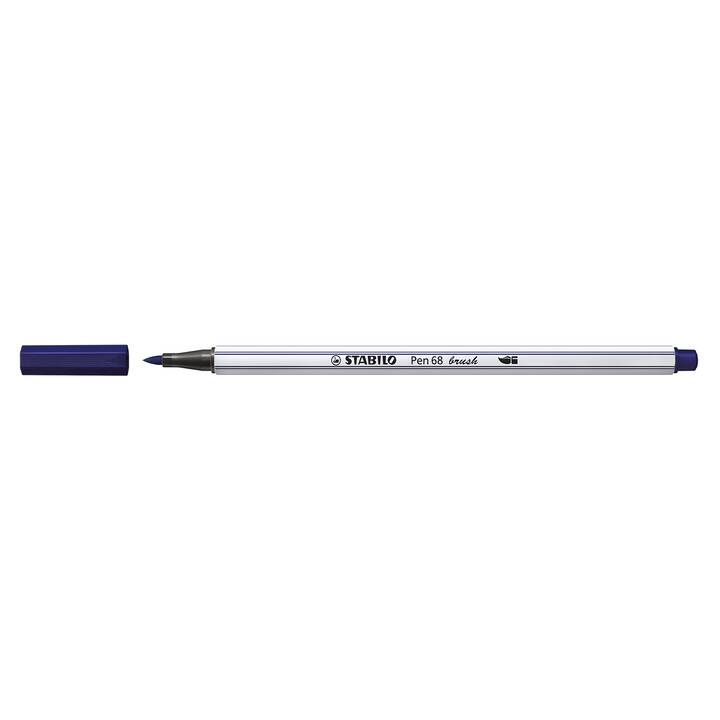 STABILO Pen 68 brush Pennarello (Blu, 1 pezzo)