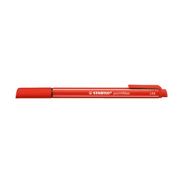 STABILO Traceur fin (Rouge, 1 pièce)