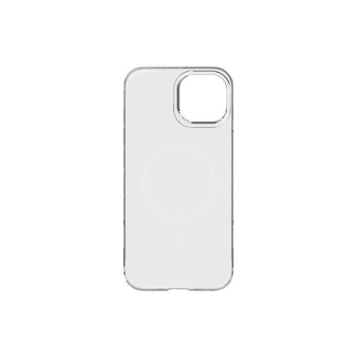 NUDIENT Backcover Thin (iPhone 14, Senza motivo, Transparente)