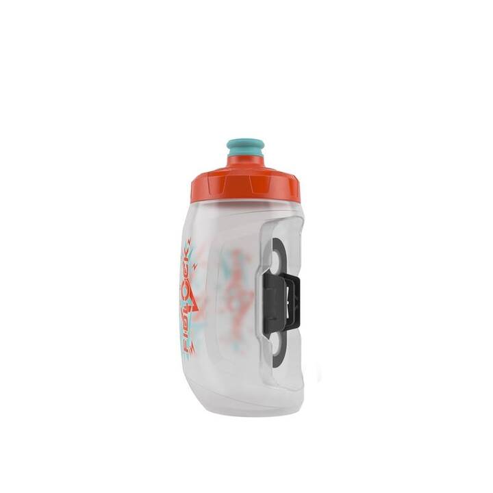 FIDLOCK Bottiglia per bambini Twist (0.45 l, Transparente, Arancione, Blu, Bianco)