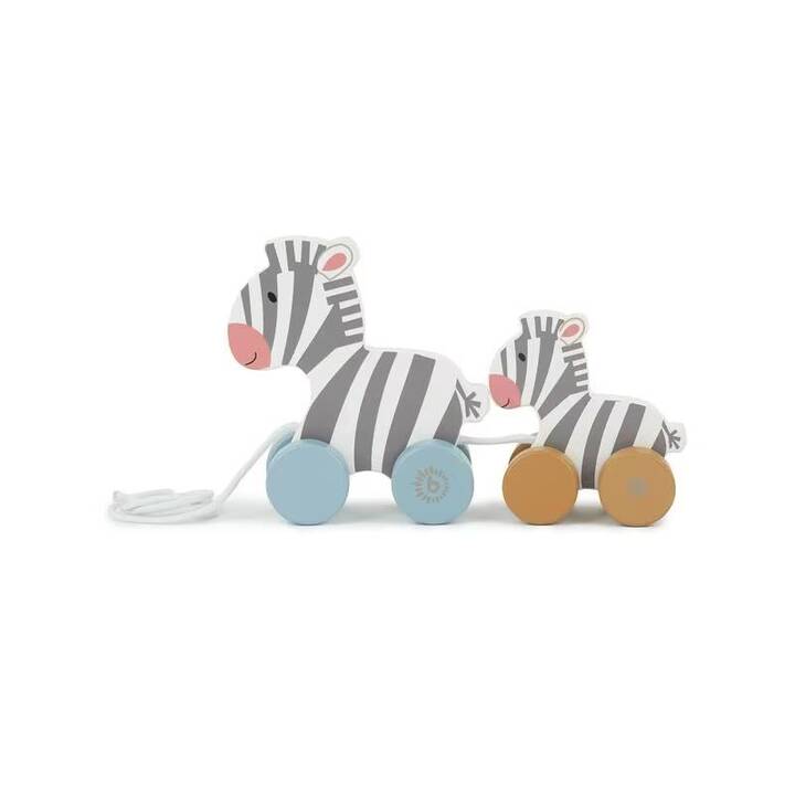 BIECO Nachziehspielzeug Zebras