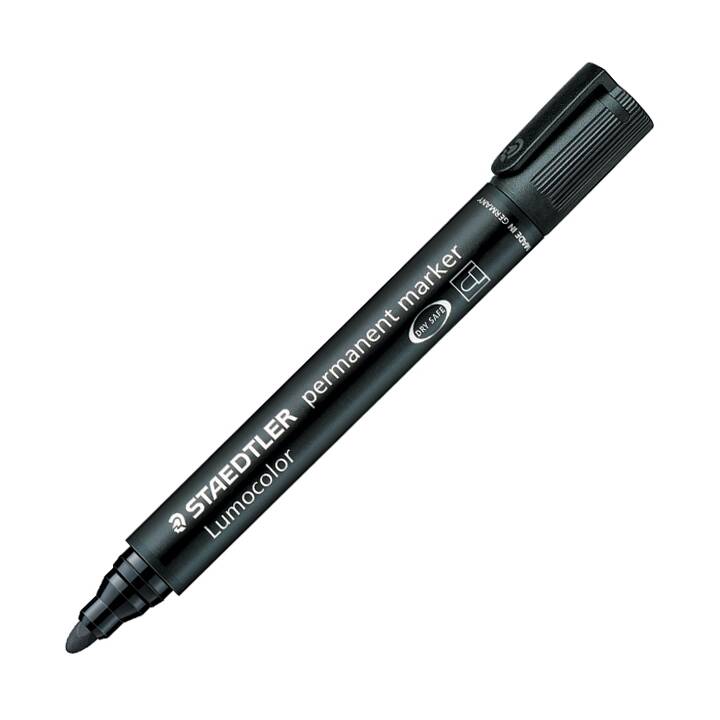 STAEDTLER Marqueur permanent (Noir, 1 pièce)