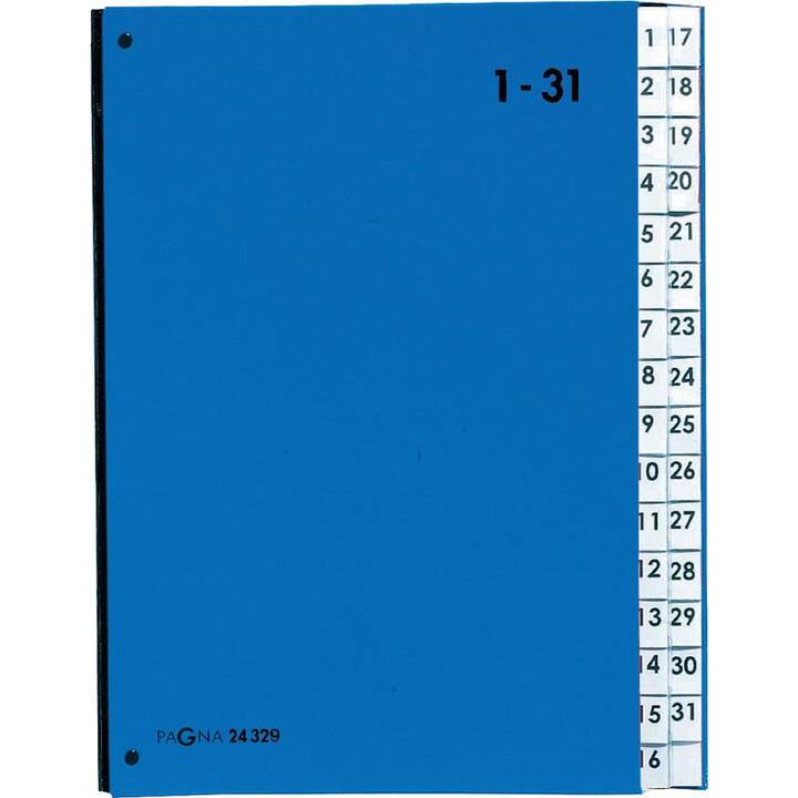 PAGNA Archivio a soffietto (Blu, A4, 1 pezzo)