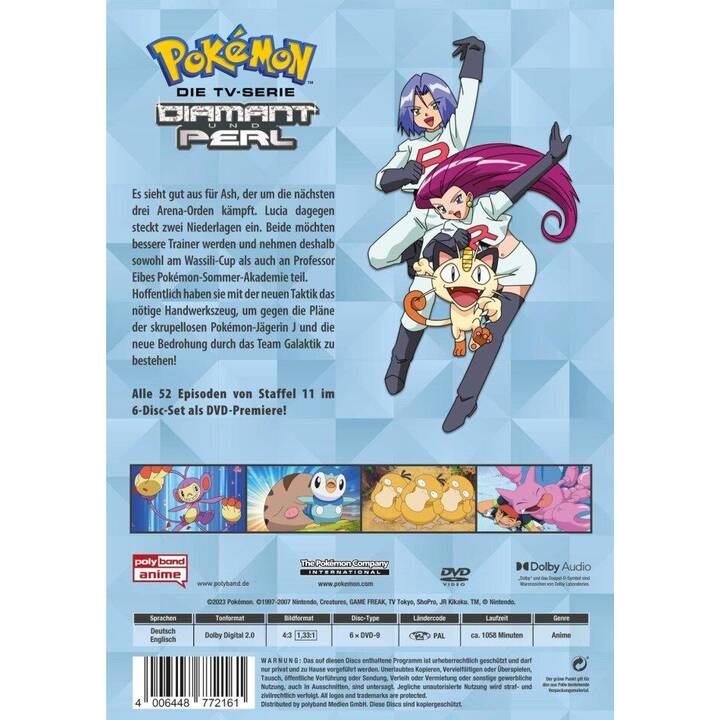 Pokémon - Die TV-Serie - Diamant und Perl Staffel 11 (EN, DE)