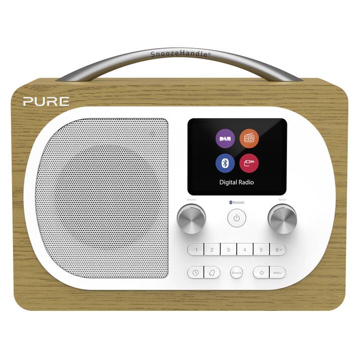 PURE Evoke H4 Radio digitale (Marrone, Bianco)