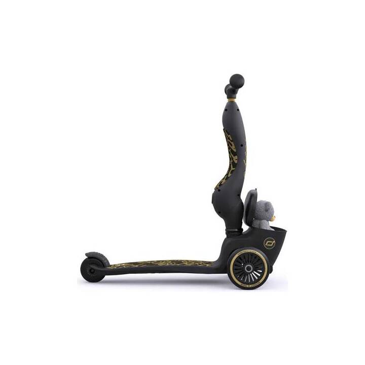 SCOOT AND RIDE Kickboard Highway Kick 1 (Schwarz, Gold)