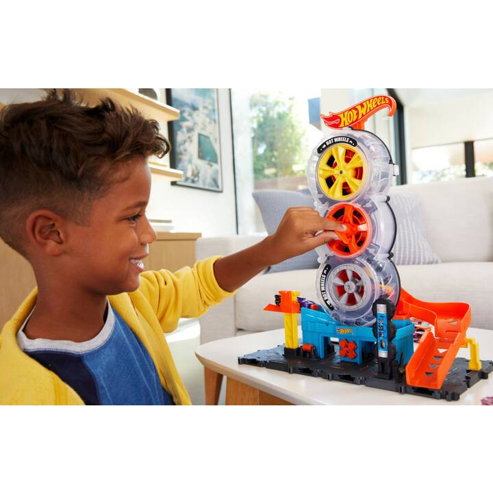 HOT WHEELS Super Twist Tire Shop Spielfahrzeug Zubehör