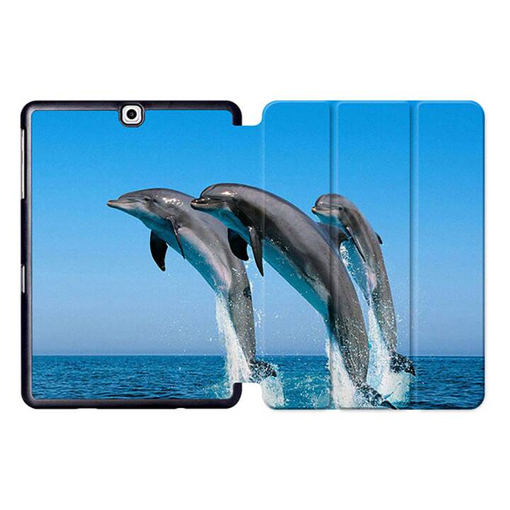 EG MTT Tablet Bag con coperchio pieghevole Smart per Samsung Galaxy Tab S2 9.7" MTT - Dolphins