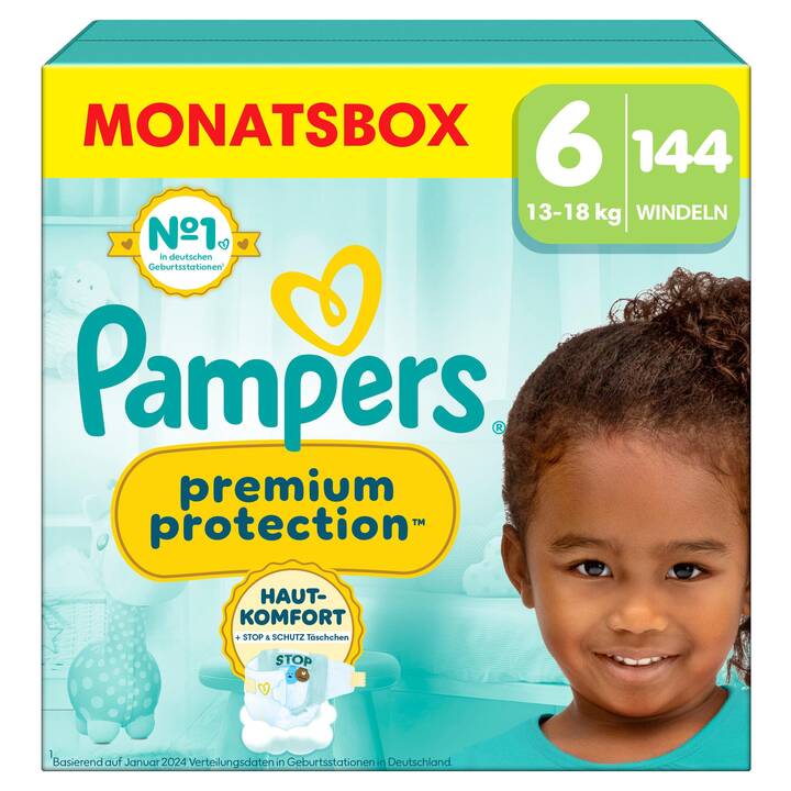 PAMPERS Premium Protection X-Large Gr. 6 (144 Stück)