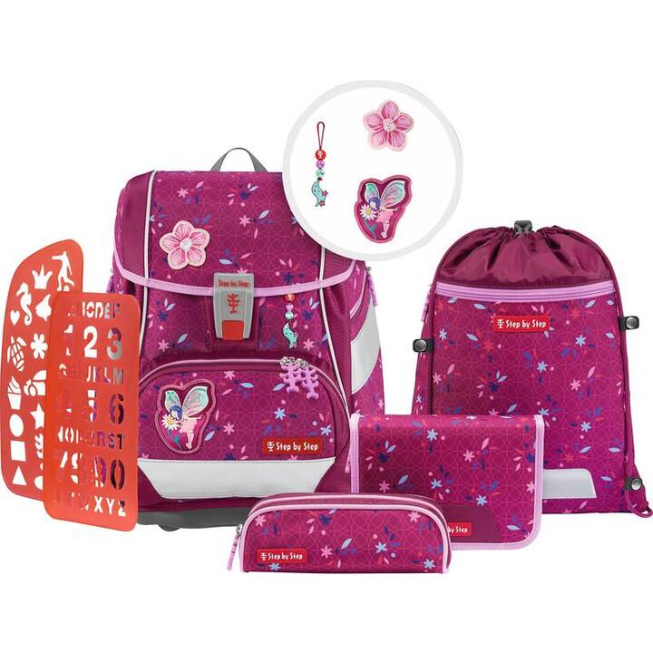 STEP BY STEP Jeu de sacoches 2In1 Plus Fairy Freya (19 l, Rose)