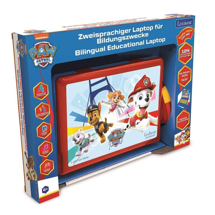 LEXIBOOK Kinderlaptop Paw Patrol (DE, EN)