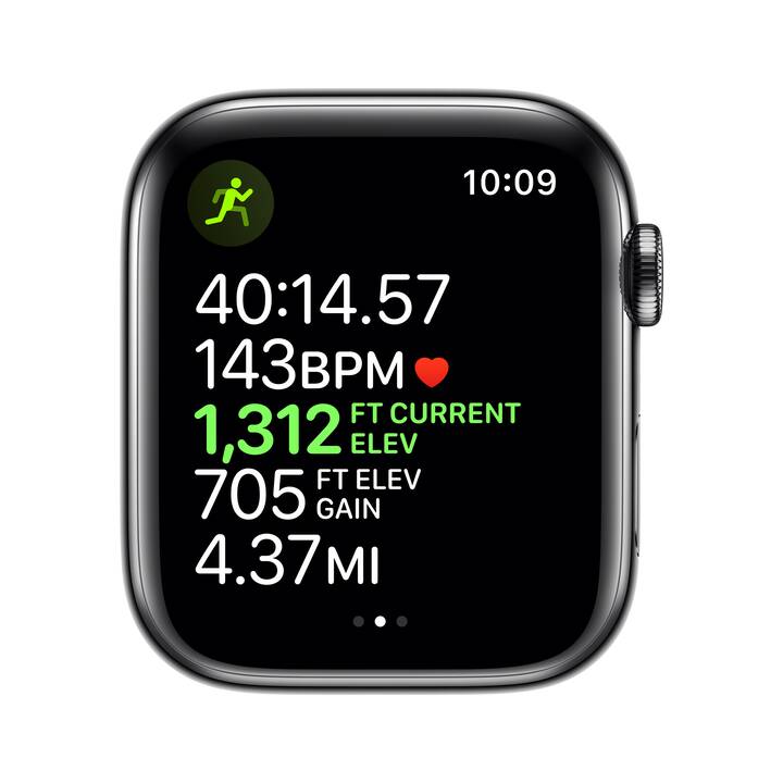 APPLE Watch Series 5 GPS + LTE Space Black/Space Black (44 mm, Acciaio  Inox, Acciaio Inox) - Interdiscount