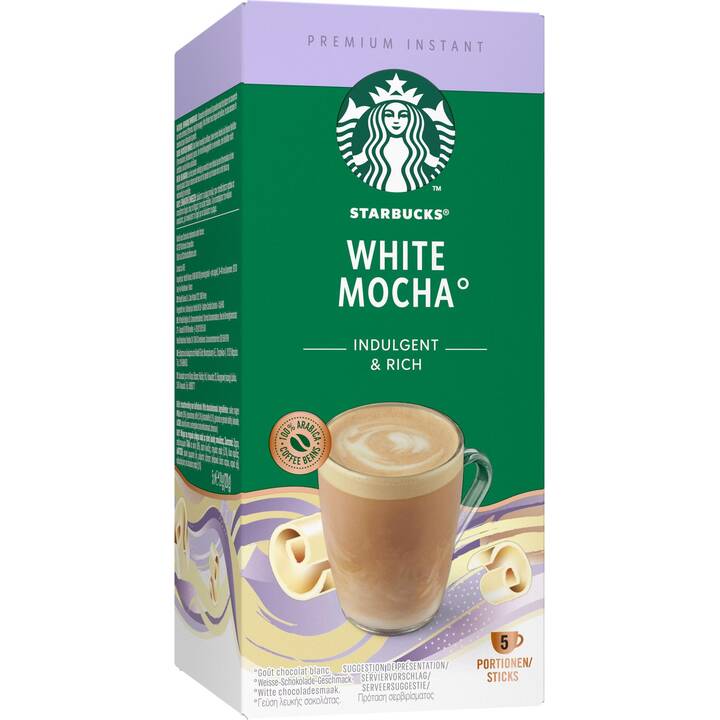 STARBUCKS Instantkaffee White Mocha (5 Stück)