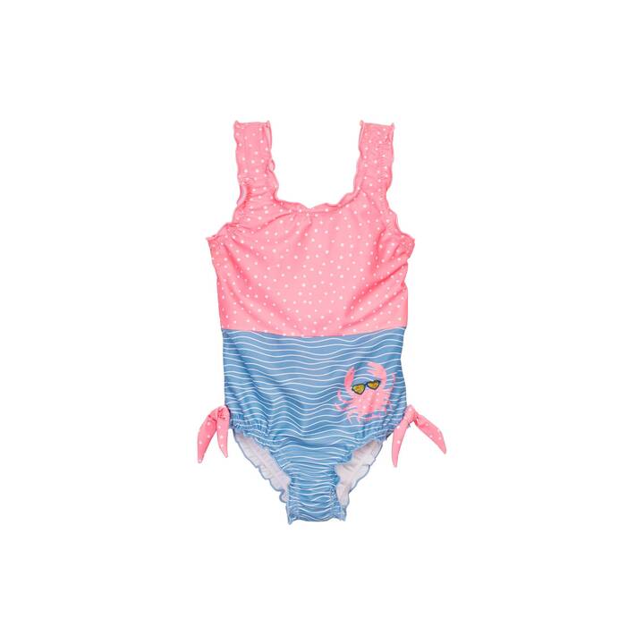 PLAYSHOES Maillot de bain bébé (86-92, Bleu, Pink)