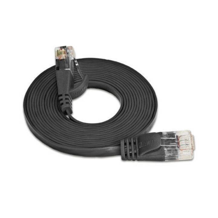 WIREWIN PKW-SLIM-KAT6 1.5 SW Câble réseau (RJ-45, RJ-45, 1.5 m)