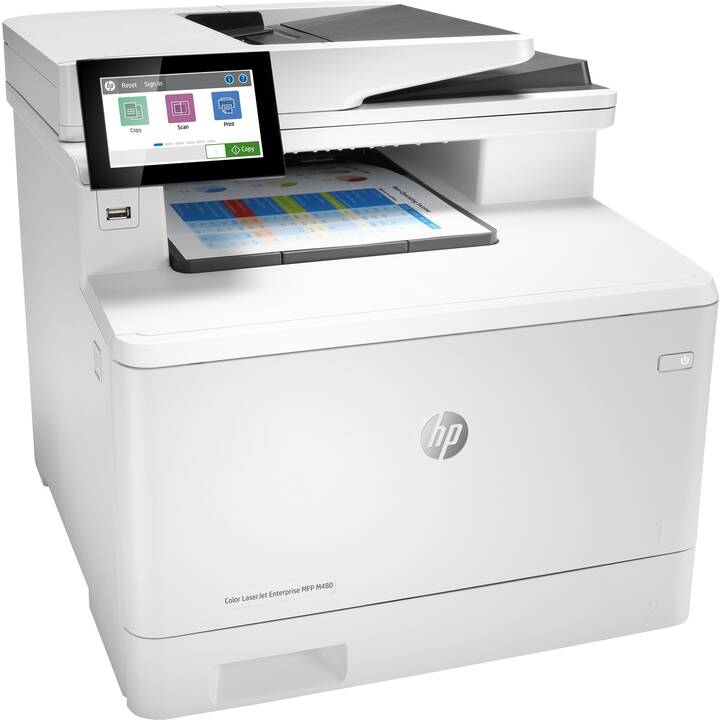 HP Color LaserJet Enterprise MFP M480f (Imprimante laser, Couleur, USB)