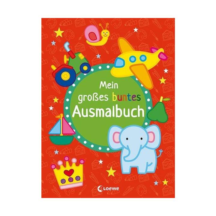 Mein grosses buntes Ausmalbuch (Elefant)