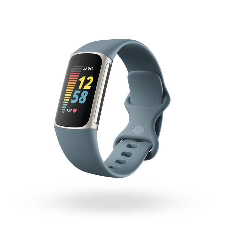 FITBIT Charge 5 (Taglia unica, Blu)