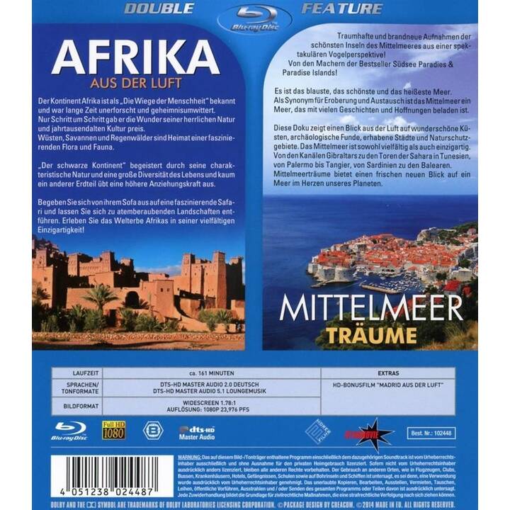 Afrika aus der Luft / Mittelmeerträume (DE)