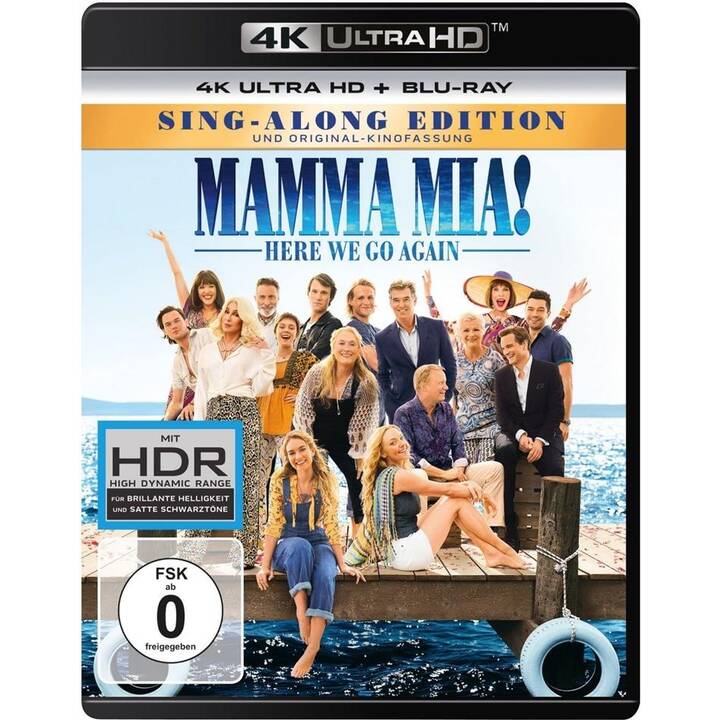 Mamma Mia! 2 - Here We Go Again (4K Ultra HD, Version cinéma, DE, IT, EN)