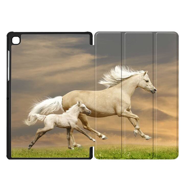 EG cover per Samsung Galaxy Tab A7 Lite 8.7" (2021) - bianco - cavallo