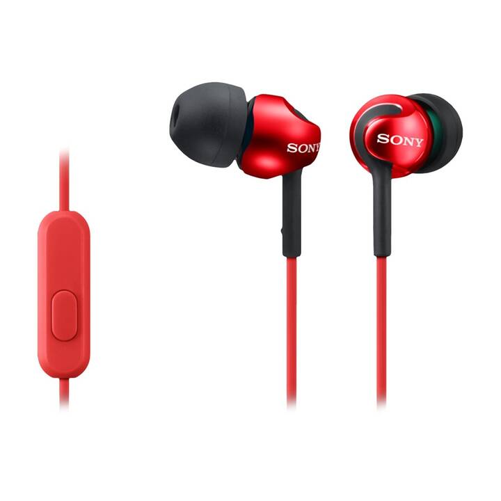 SONY MDR-EX110LP (In-Ear, Rosso)