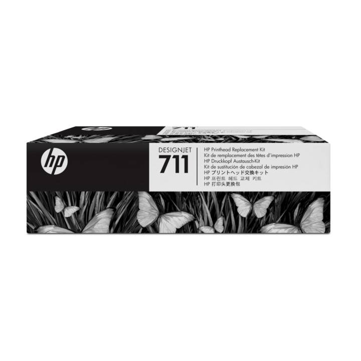 HP 711 (C1Q10A) (Jaune, Cyan clair, Noir, Magenta, Cyan, Photo noir, 1 pièce)