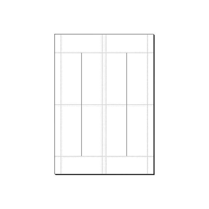 SIGEL Cartes en blanc DP046 (Universel, A4, Blanc)