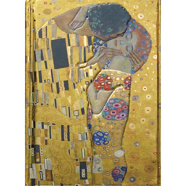 FLAME TREE Notizbuch The Kiss Gustav Klimt (A6, Liniert)