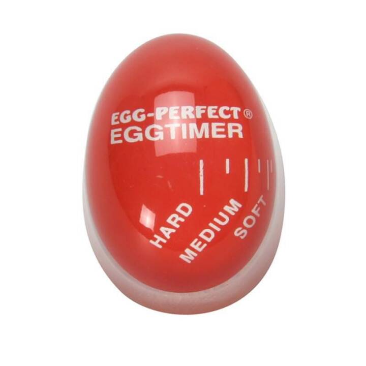BRIX DESIGN Eieruhr EggPerfect (Transparent, Rot, Weiss)