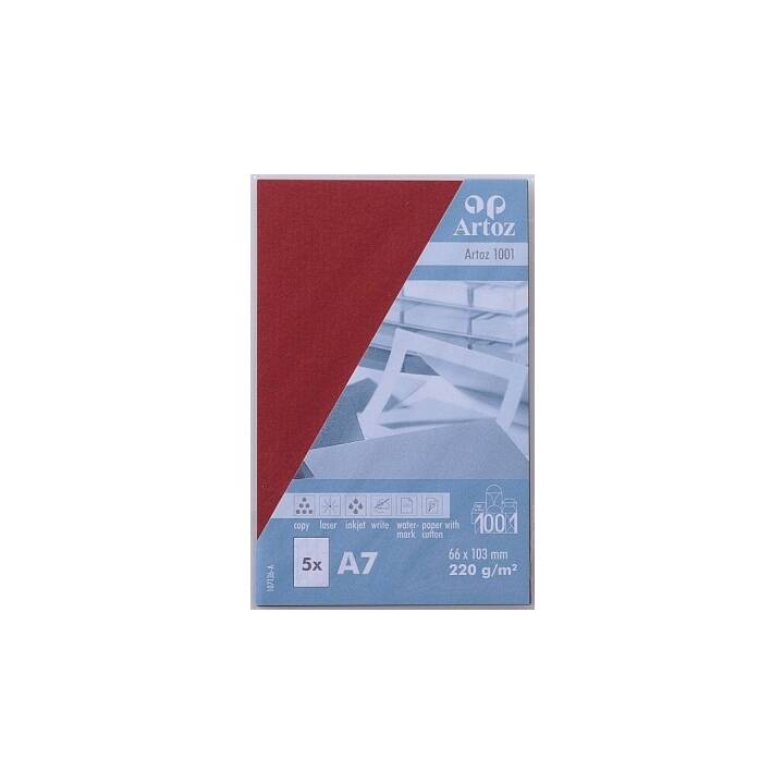 ARTOZ Visitenkarten (5 Blatt, A7, 220 g/m2)