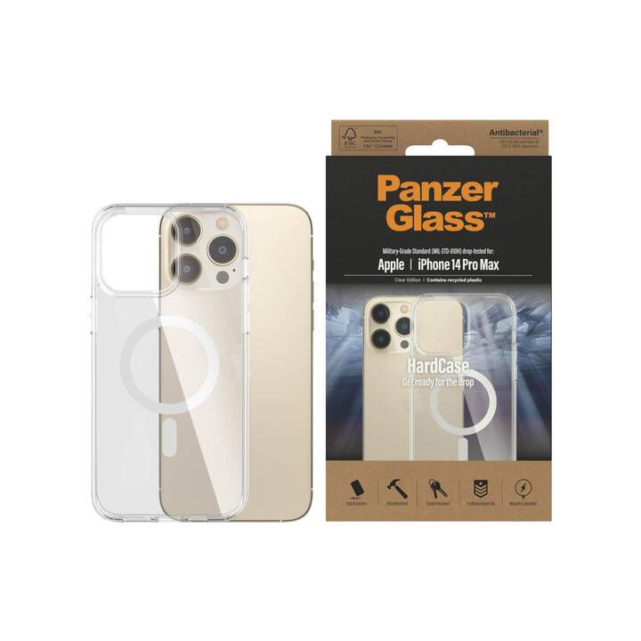 PANZERGLASS Hardcase MagSafe (iPhone 14 Pro Max, Transparente)