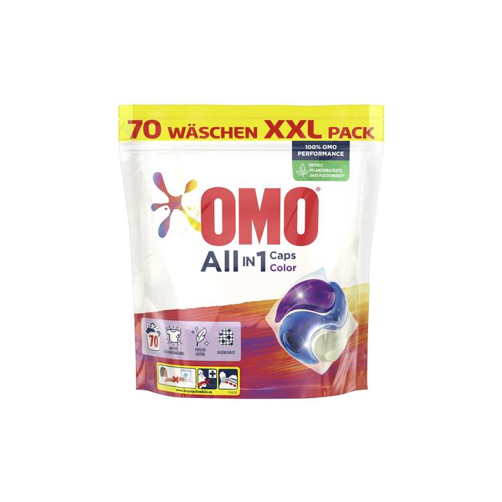 OMO Lessive pour machines All in 1 Color & Care (Tabs)