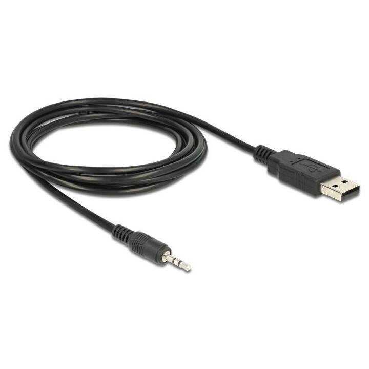 DELOCK USB-Kabel (2.5 mm Klinke, USB Typ-A, 1.8 m)