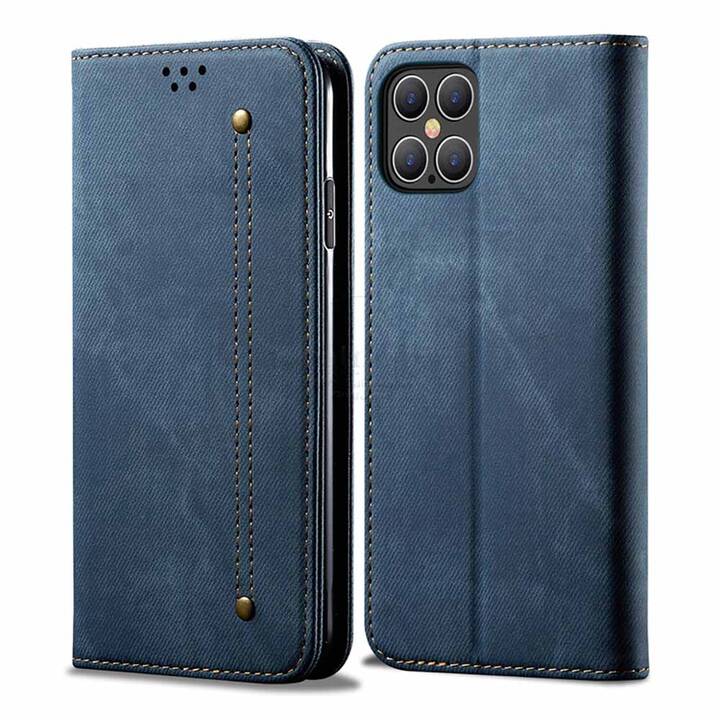 EG MornRise Wallet Case für Apple iPhone 12 und 12 Pro 6.1" (2020) - Dunkelblau