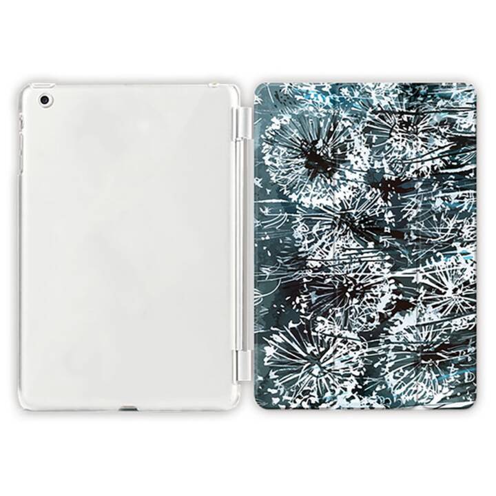 Custodia per iPad EG per Apple iPad 9.7 "Air 2 - fiori grigi